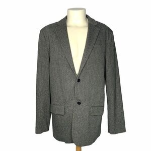 Old Navy Herringbone Gray Black Blazer Size Large